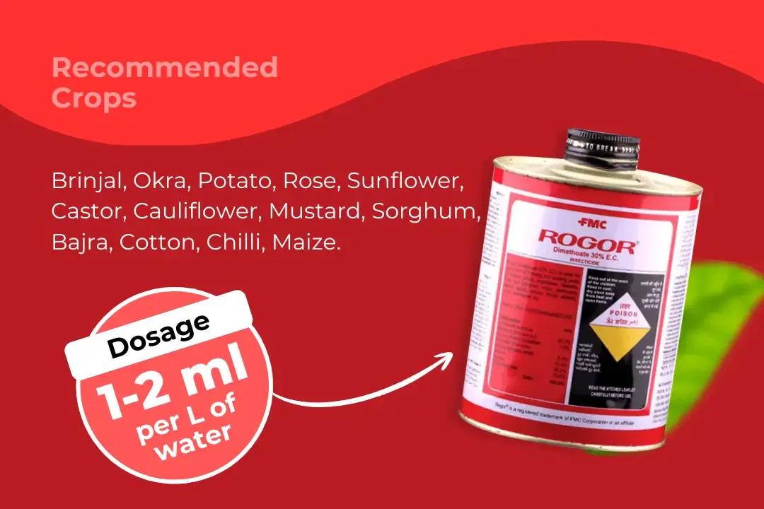Rogor Insecticide Dosage Per Litre And Recommended Crops Rogor Insecticide Dosage Per Litre And Recommended Crops