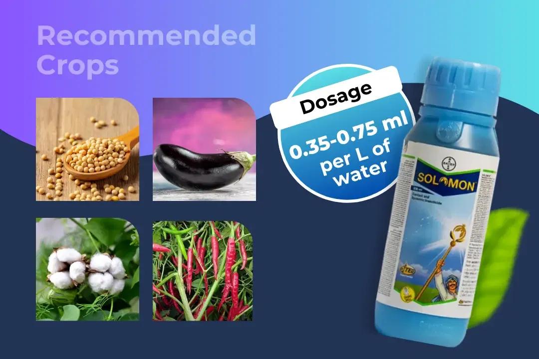Solomon Insecticide Dosage Per Litre And Recommended Crops Solomon Insecticide Dosage Per Litre And Recommended Crops